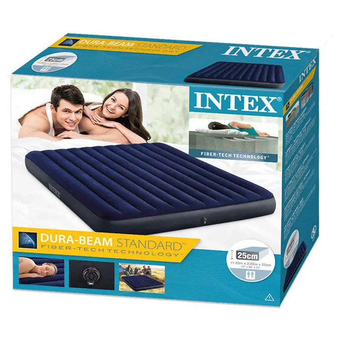 INFLATABLE MATTRESS 183X203X25CM INTEX 64755 - Къмпинг матраци<<<Матраци и аксесоари<<<Мебели и интериор<<<Praktiker
