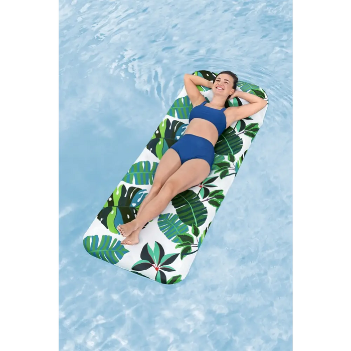 INFLATABLE MATTRESS 183X73CM WITH TEXTILE BESTWAY 43731 - For swimmingZOG-DOP<<<(Games and toys) Garden