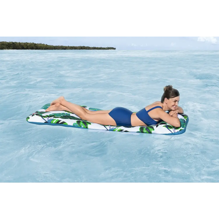 INFLATABLE MATTRESS 183X73CM WITH TEXTILE BESTWAY 43731 - For swimmingZOG-DOP<<<(Games and toys) Garden