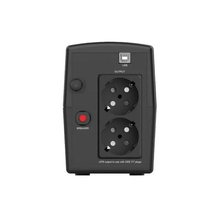 Infosec INF_661055 Backup Power Supply UPS X1+ 500 500VA 300W 2× FR/Schuko - UPSZSI-UPS<<<Emergency power