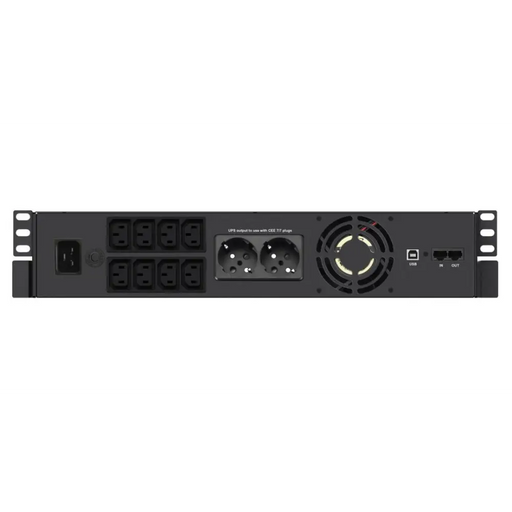 Infosec X4 3000 RM Plus uninterruptible power supply (UPS) Line-Interactive 3 kVA 1800 W 10 AC outlet(s)