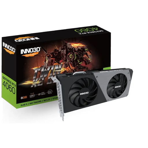 Inno3D N40602-08D6X-173051N graphics card NVIDIA GeForce RTX 4060 8 GB GDDR6 - Видео карти<<<INNO3D компоненти за