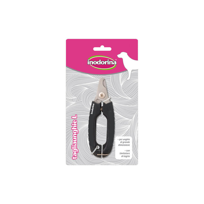 Nail clipper Inodorina Black Steel L