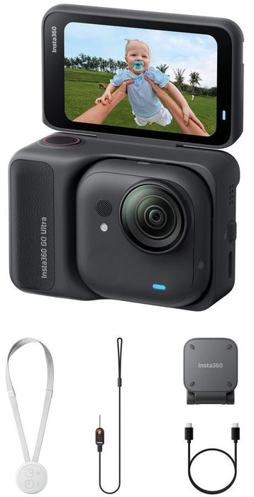 Insta360 GO Ultra Action Camera 4K Standard Bundle Midnight Black EU