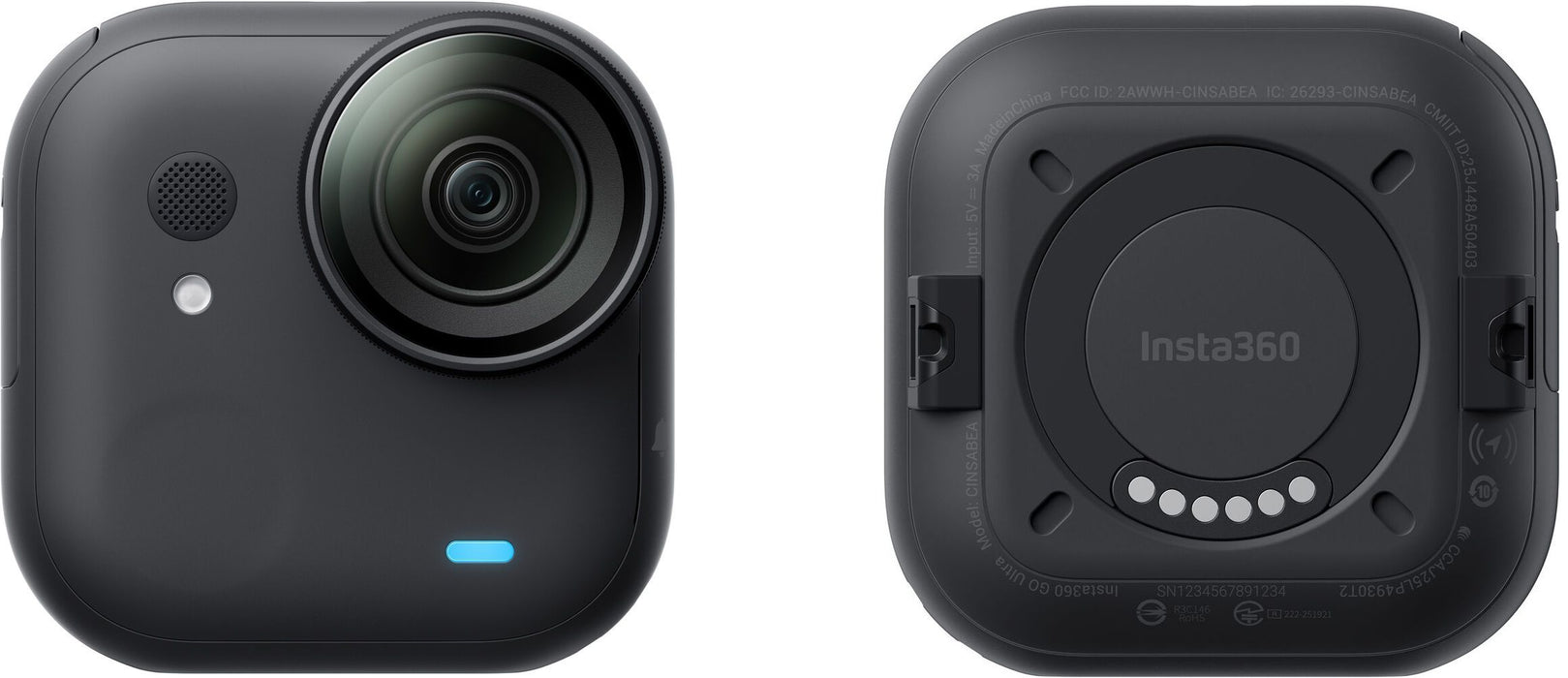 Insta360 GO Ultra Action Camera 4K Standard Bundle Midnight Black EU
