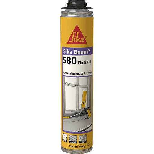 INSTALLATION PU FOAM SIKA SIKA BOOM 580 FIX&FILL - Монтажна пяна<<<Уплътнители и фуги<<<Строителни
