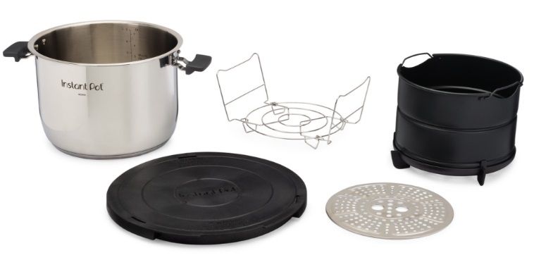 COMBINED MULTICOOKER INSTANT POT PRO CRISP+AIR FRYER, HERMETIC, 2 LIDS 7.60 L, 7.60 L, COMBINED