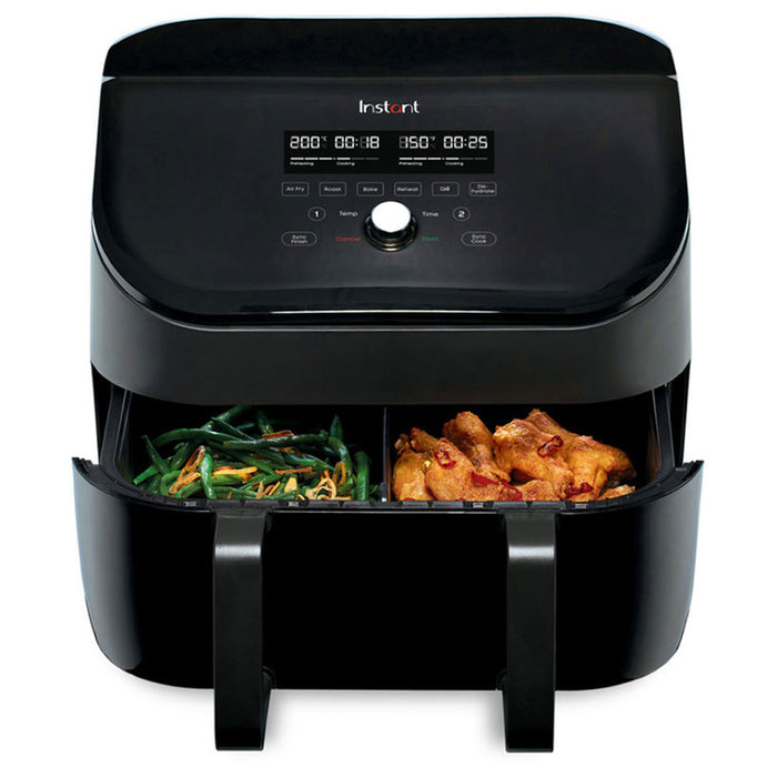 Healthy cooking device INSTANT VORTEX PLUS VERSAZONE 8.5L, 1 OR 2 ZONES, BLACK