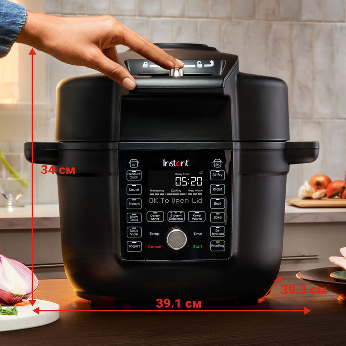 COMBINED MULTICOOKER INSTANT HERMETIC, DUO CRISP ULTIMATE LID 6.2L 1 LID COMBINED, HERMETIC,