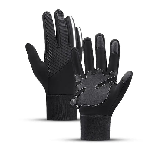 Insulated anti-slip sports phone gloves (size XL) - black - Cycling gloves<<<HurtelXML