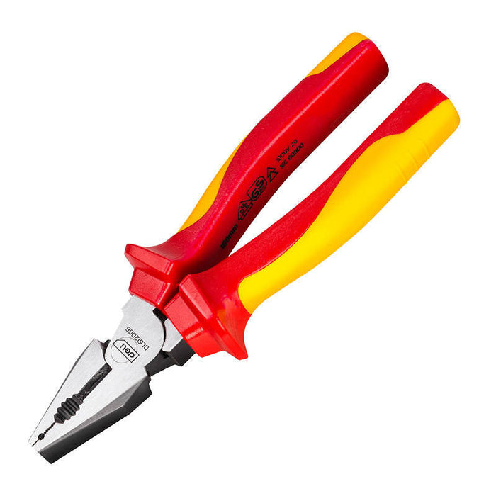 Insulated Labor-saving Combination Plier Deli Tools EDL512006 - Pliers<<<Tools<<<InnproXML