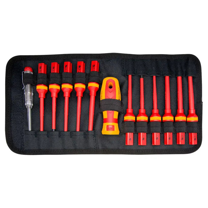 INSULATED SCREWDRIVERS KIT 13 BR VDE 1000 V TOPMASTER - Комплекти отвертки<<<Ръчни инструменти<<<Инструменти и