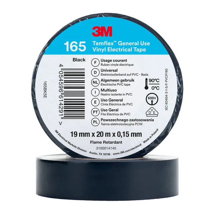 INSULATING TAPE 20 M/19 MM 3M - Изолационни материали<<<Електроматериали<<<Строителни