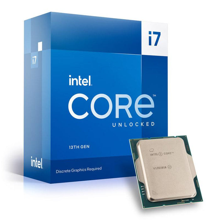 Processor Intel Raptor Lake i7-13700F, 8P+8E, Cores 2.10, 30MB, 65W, LGA1700, BOX, No Graphics