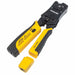 Intellinet Universal Modular Plug Crimping Tool and Cable Tester 2-in-1 Crimper and Cable Tester: Cuts Strips