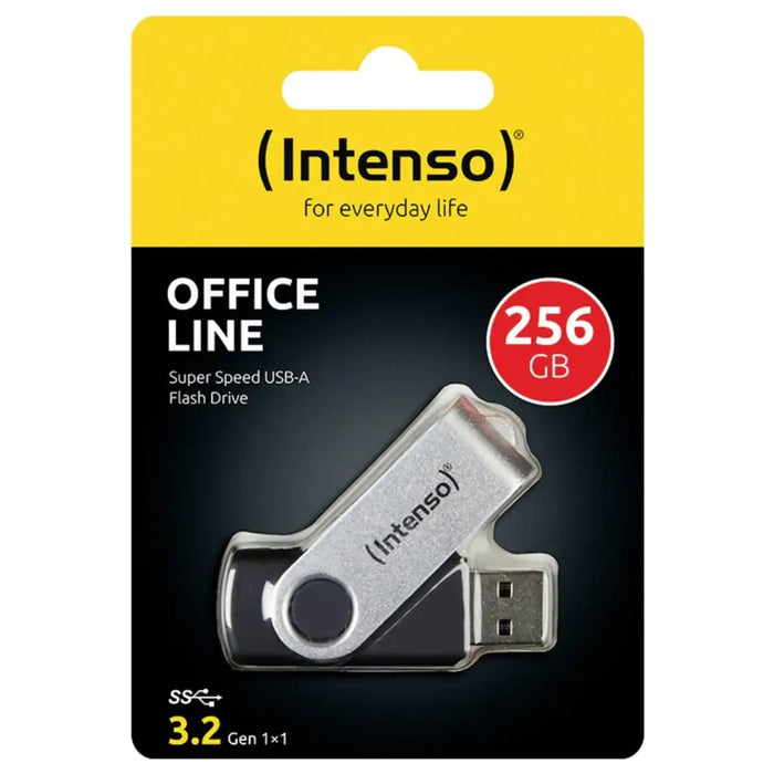 Intenso USB Flash Drive 3.2 256GB Office Line - USB памети<<<Компютърна периферия<<<ValiAPI&&&Компютър Мрежи и