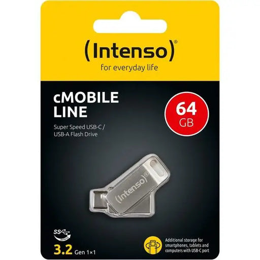 Intenso USB Flash Drive 3.2 64GB cMobile Line - USB памети<<<Компютърна периферия<<<ValiAPI&&&Компютър Мрежи и