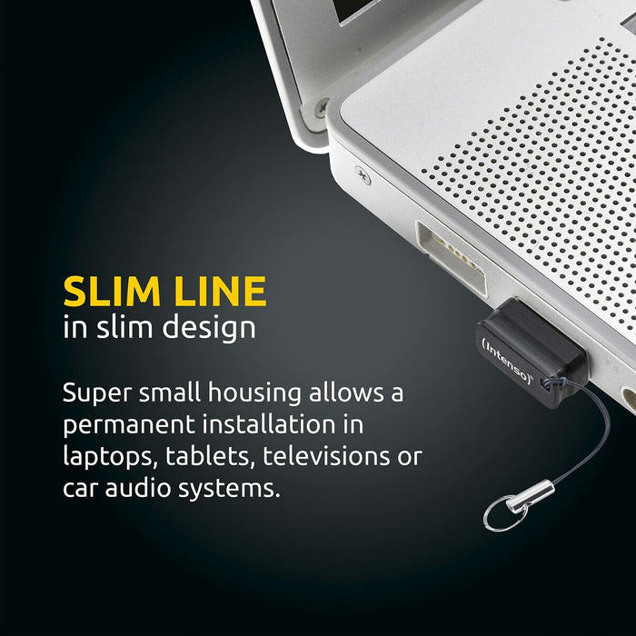 USB stick INTENSO Slim Line 64 GB Black