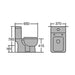 INTER CERAMIC 8036 P RIMLESS MONOBLOCK - Тоалетни чинии<<<Санитарна керамика и аксесоари<<<Баня<<<Praktiker