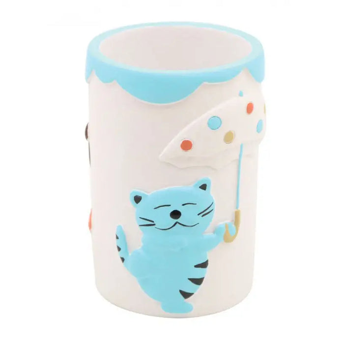 INTER CERAMIC CAT&DOG TOOTH BRUSH CUP - Аксесоари за баня<<<Аксесоари за баня<<<Баня<<<Praktiker&&&Аксесоари за