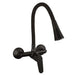 INTER CERAMIC LINNI WALL-MOUNTED KITCHEN FAUCET ALL BLACK MAT - Смесители за кухня<<<Кухня<<<Praktiker&&&Смесители за