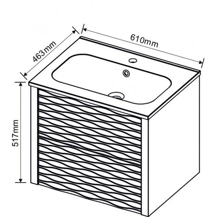 INTER CERAMIC MADISON BATHROOM CABINET WITH WASHBASIN - Мебели<<<Мебели и огледала за баня<<<Баня<<<Praktiker