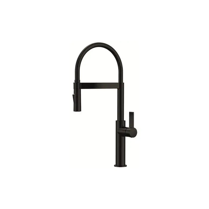 INTER CERAMIC MATT BLACK KITCHEN FAUCET WITH PULL-OUT SHOWER - Смесители за кухня<<<Кухня<<<Praktiker