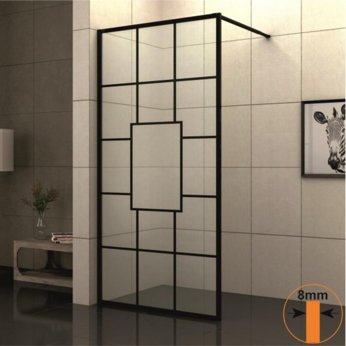 STATIONARY SCREEN 70X200 BLACK PROFILE