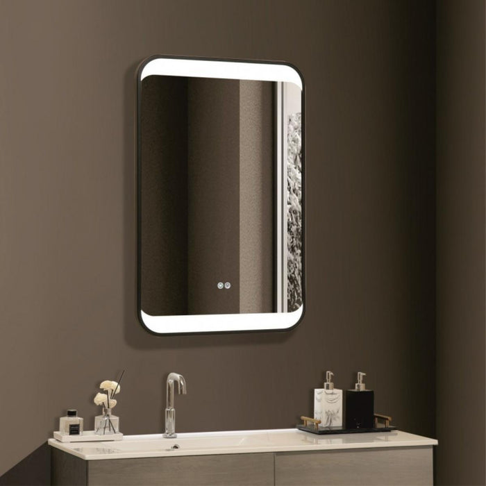 BATHROOM MIRROR WITH BUILT-IN LED 60X90 CM
