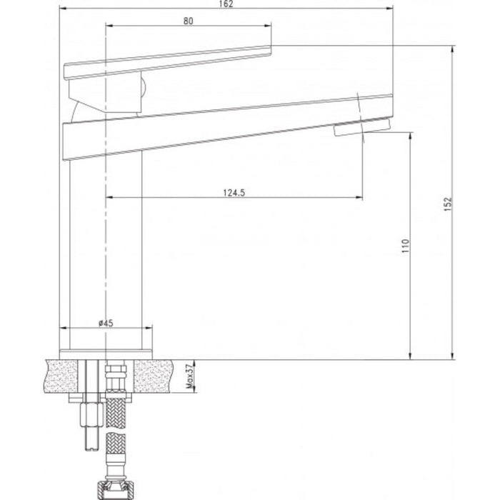 BIANKA IC STANDING BASIN MIXER