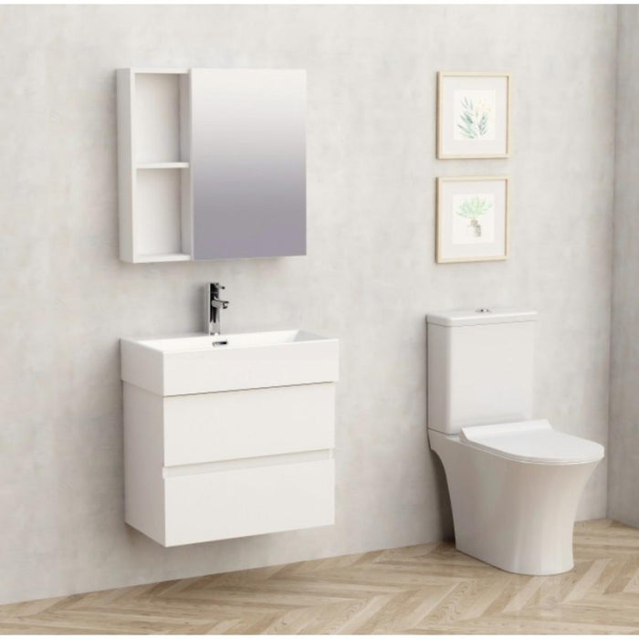 BATHROOM BASE CABINET COMPACT 59 CM WHITE