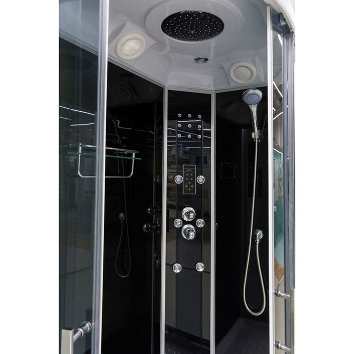 HYDROMASSAGE SHOWER CABIN 120X80 INTER CERAMIC 876L
