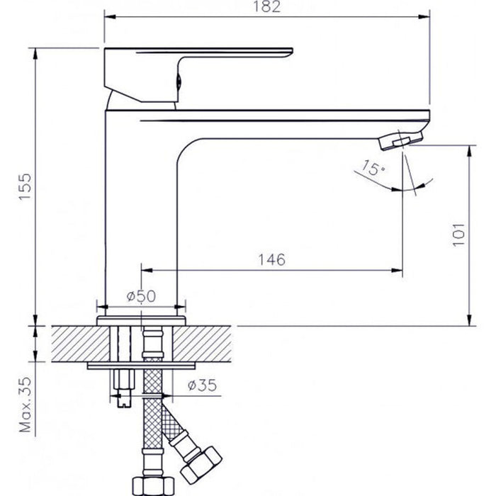 MIXER INTER CERAMIC ELMIRA