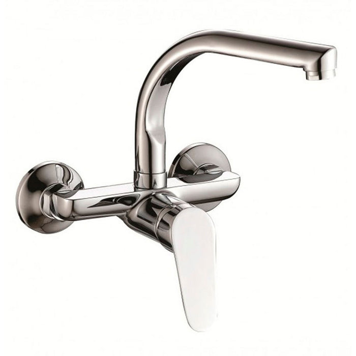 WALL MIXER FOR KITCHEN INTER CERAMIC LINEN U Winch