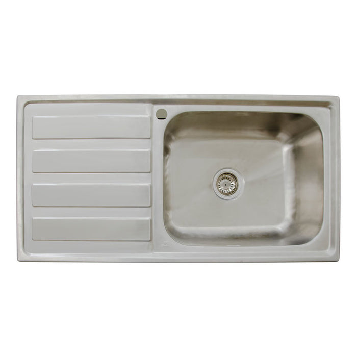 KITCHEN SINK INTER CERAMIC 10050L TEMPICO LEFT 100X50X24