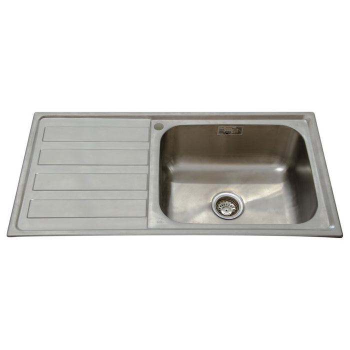 KITCHEN SINK INTER CERAMIC 10050L TEMPICO LEFT 100X50X24