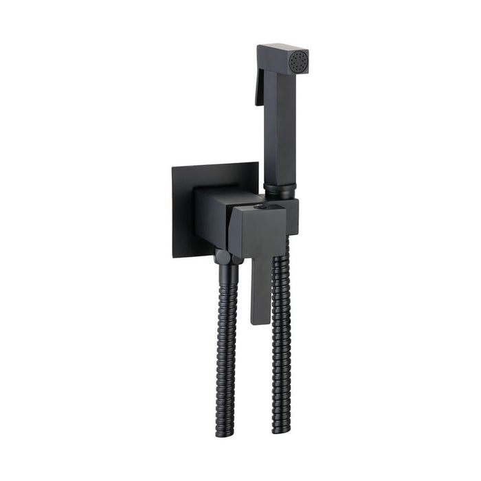 BUILT-IN HYGIENIC SHOWER BLACK MATT INTER CERAMIC BLAKE