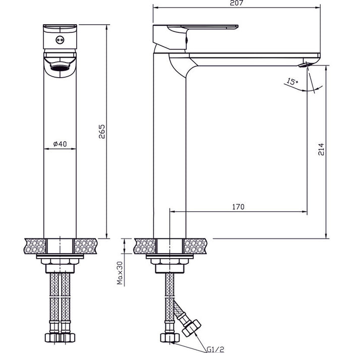MIXER INTER CERAMIC 1180505