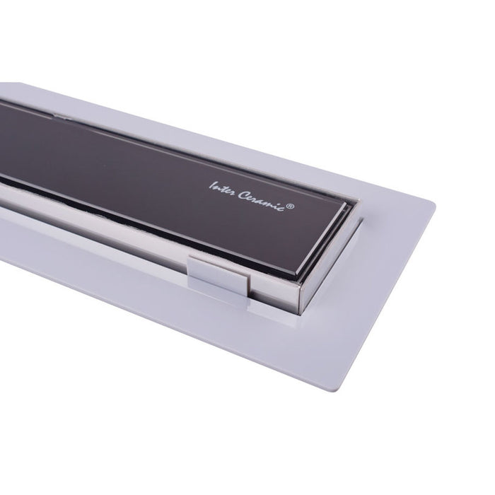 LINEAR SIPHON BLACK GLASS INTER CERAMIC