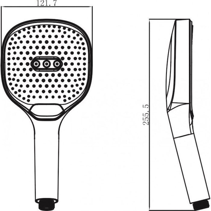 SHOWER HANDSET INTER CERAMIC