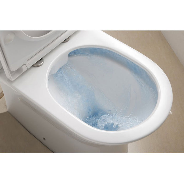 WALL-MOUNTED TOILET SET WITH SEAT INTER CERAMIC 3435W SLIM SEAT