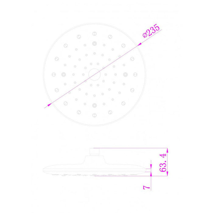 SHOWER PITA INTER CERAMIC 2316W