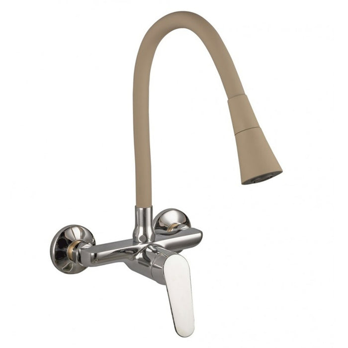WALL MIXER FOR KITCHEN INTER CERAMIC LINNI BEIGE