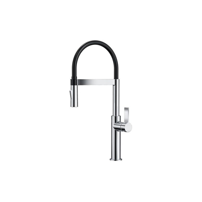 KITCHEN MIXER WITH PULL-OUT SHOWER INTER CERAMIC CHROME