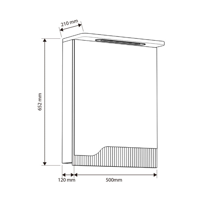 BATHROOM CABINET WITH MIRROR INTER CERAMIC