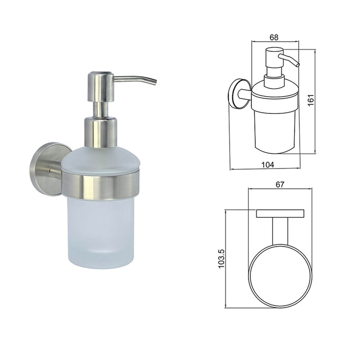 INTER CERAMIC LUSSO LIQUID SOAP DISPENSER