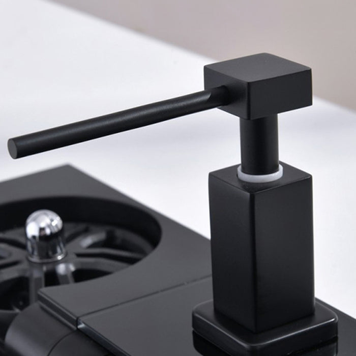 SINK SET WITH FILTERING SYSTEM AND ADDITIONAL FUNCTIONS INTER CERAMIC AQUARIS HAND MADE PVD