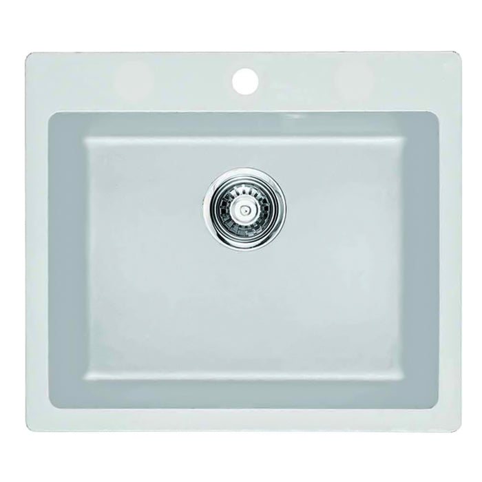 GRANITE KITCHEN SINK INTER CERAMIC 8304 57X50X22 CM WHITE