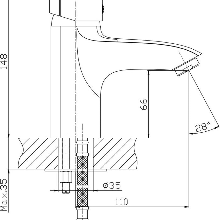 MIXER INTER CERAMIC QUADRAT