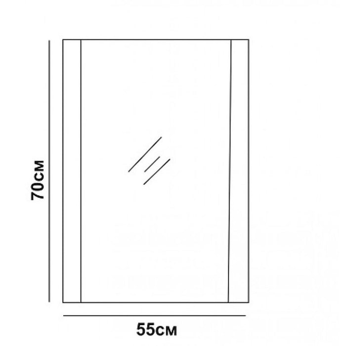 BATHROOM CABINET WITH MIRROR INTER CERAMIC DIVA
